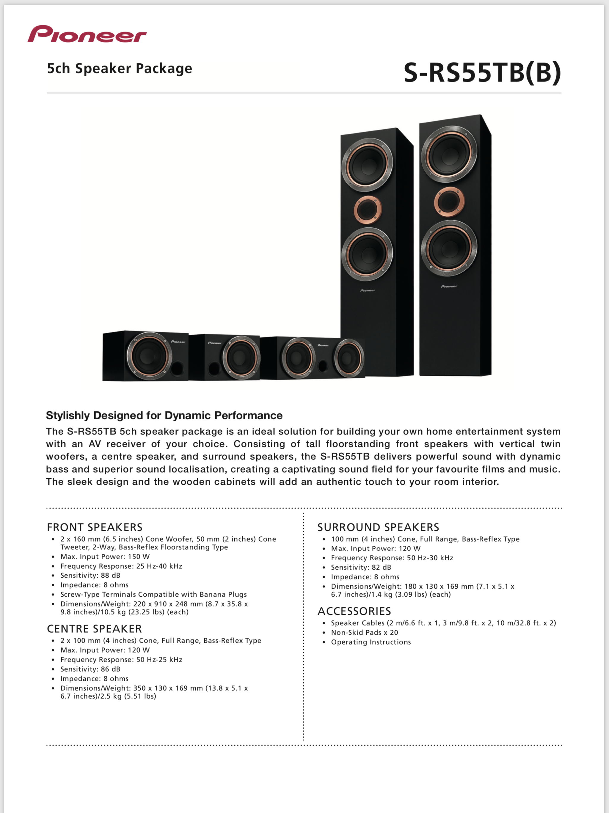 pioneer todoroki speaker package